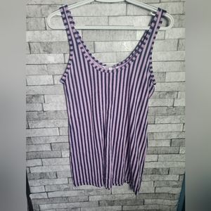 Victoria's Secret‎ Size Medium long striped tank pj